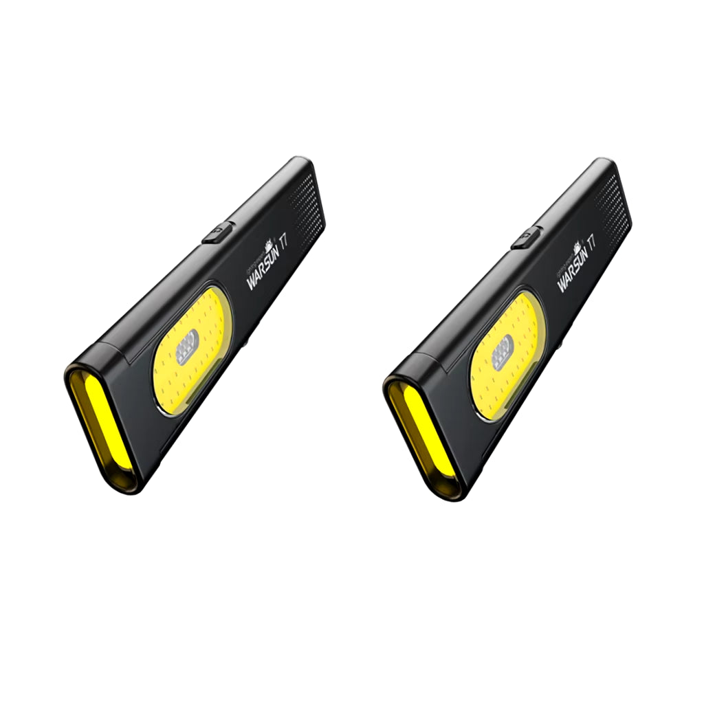 T7 LED Torch Portable Mini Flashlight - Rechargeable, Magnetic Base