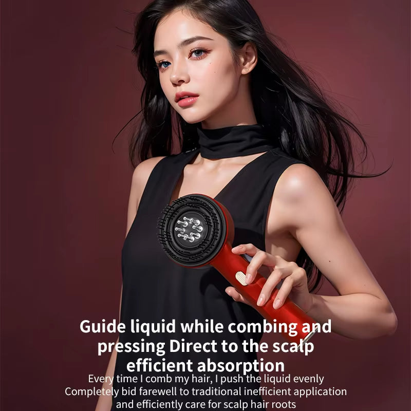 Premium Electric Scalp Vibration Massager with Infrared Therapy