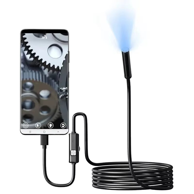7.0MM Type-C Endoscope Camera IP67 Waterproof Inspection Borescope