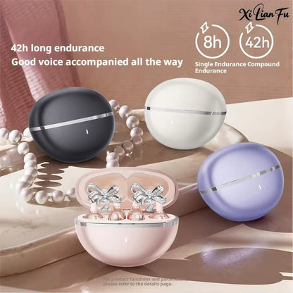 Open-Ear Clip-On Wireless Bluetooth Earbuds for Sport and Travel