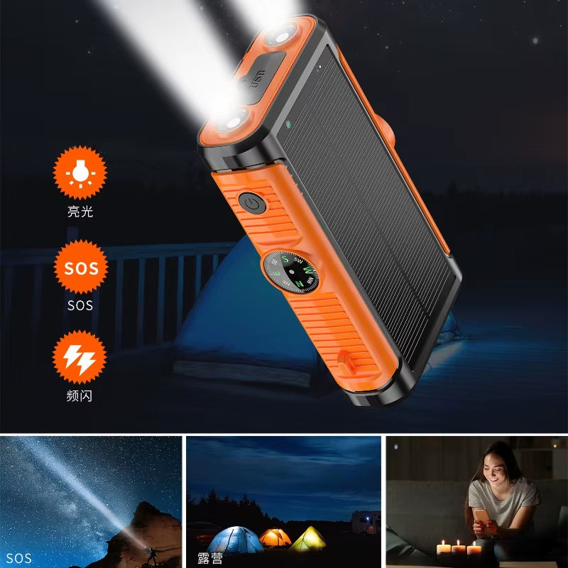 50000Mah Solar Power Bank with Magnetic Wireless Charging