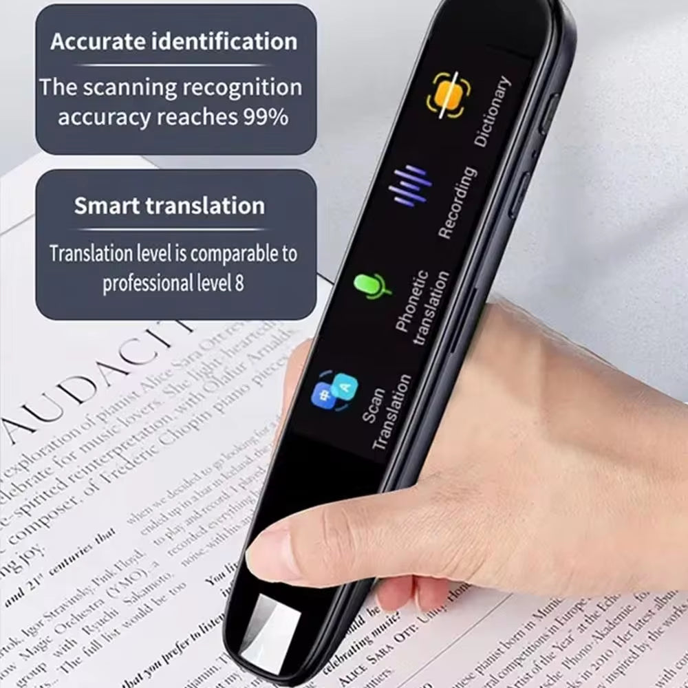 Smart Scanning Translator Pen - 123 Languages Offline Translation