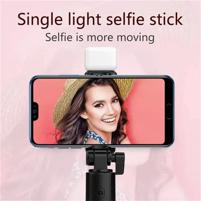 Bluetooth Selfie Stick Tripod with Remote and Beauty Fill Light