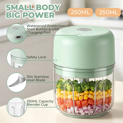 Electric Vegetable Chopper – One-Press Meal Prep