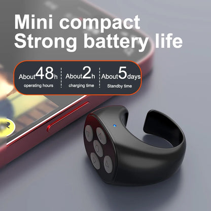 Wireless Bluetooth Selfie Remote Control Ring for Phone