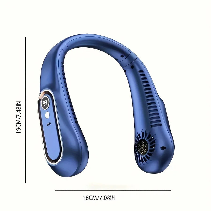 Bladeless Neck Fan – Hands-Free Wearable Cooling