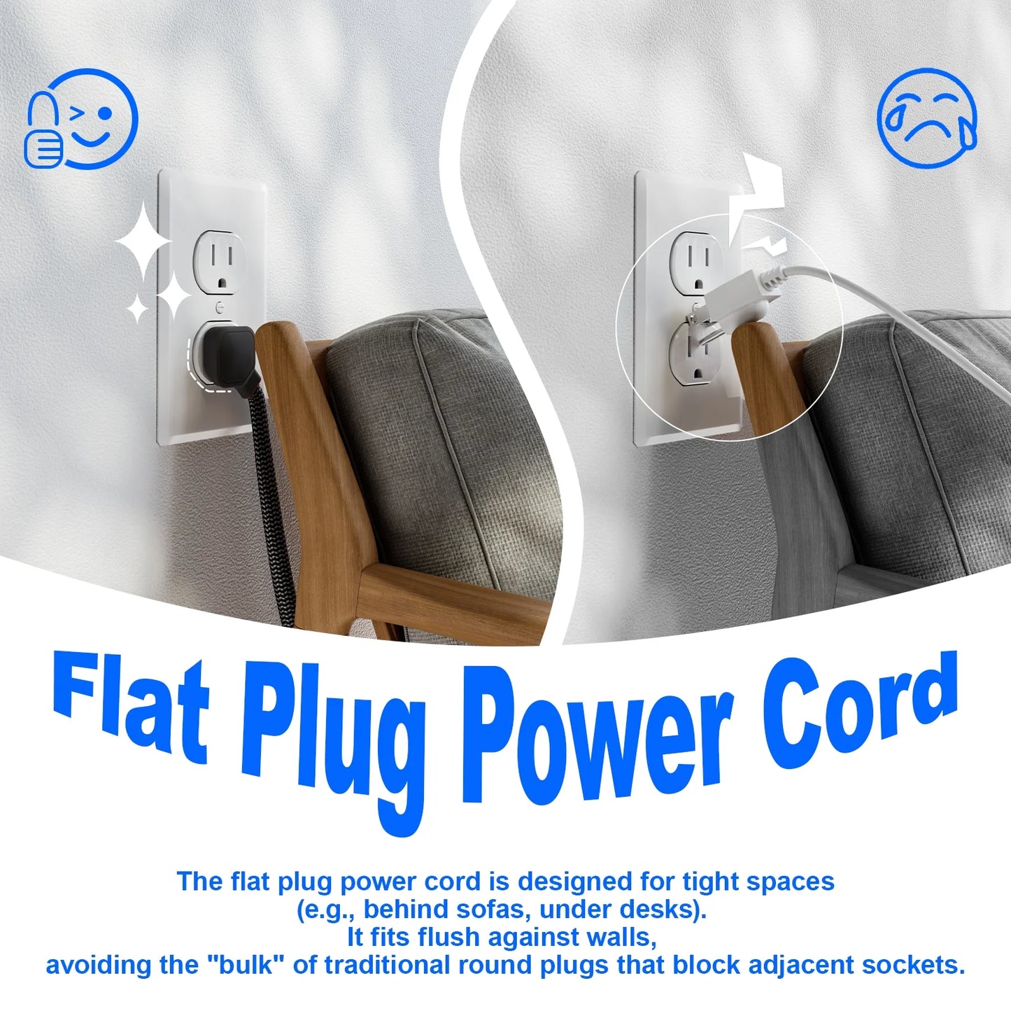 Smart Home Power Strip – Surge Protector with USB-C Fast Charging Ports