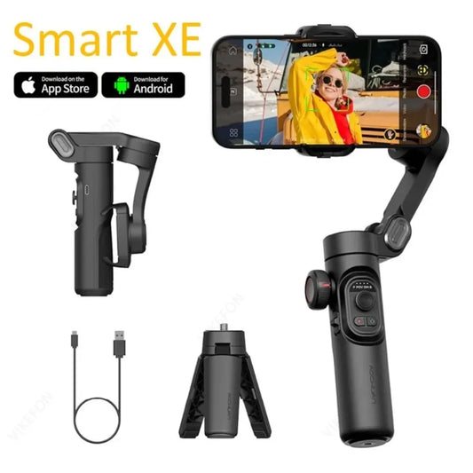 3-Axis Folding Handheld Gimbal Smart Phone Stabilizer with Focus Wheel
