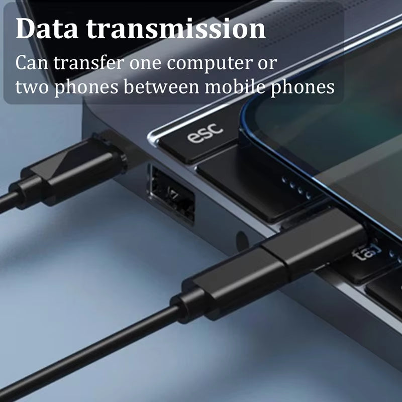 Multi USB Type-C to C 60W Fast Charging Adapter Cable Kit