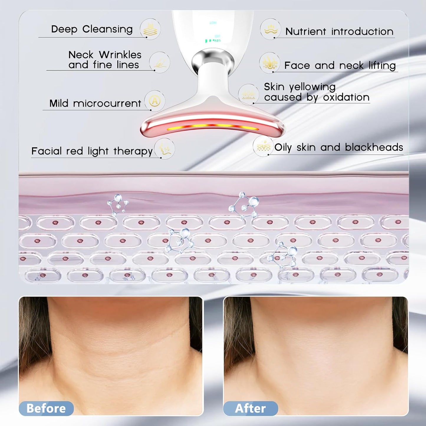 Red Light Therapy Wand – Anti-Aging Skincare Device