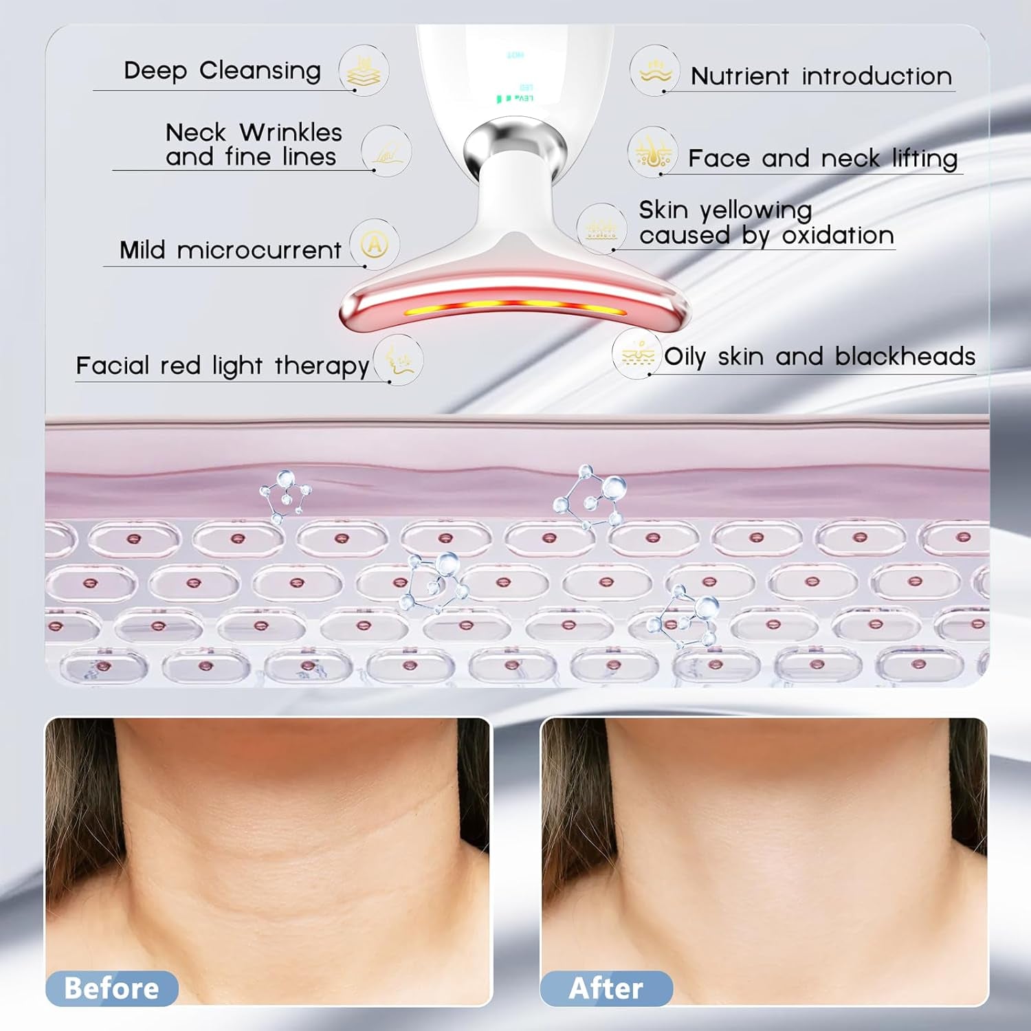 Red Light Therapy Wand – Anti-Aging Skincare Device