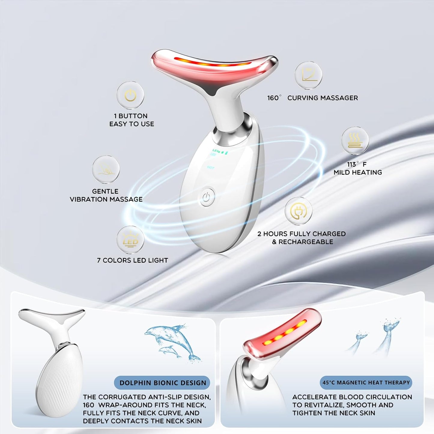 Red Light Therapy Wand – Anti-Aging Skincare Device
