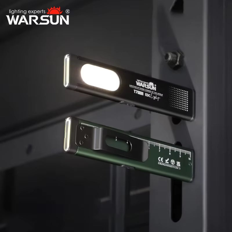 T7 LED Torch Portable Mini Flashlight - Rechargeable, Magnetic Base