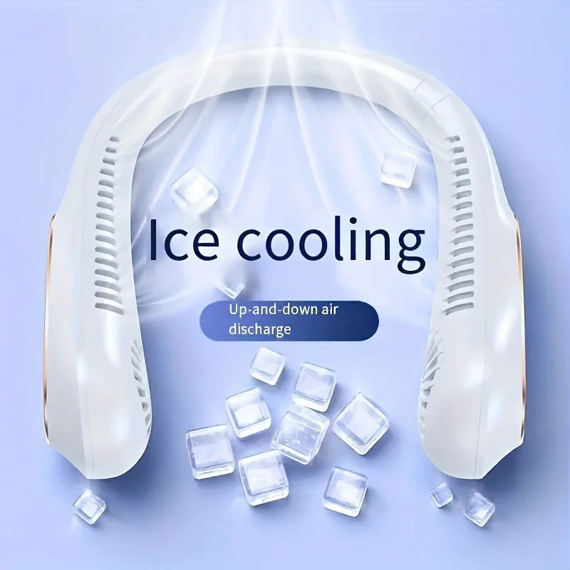 Bladeless Neck Fan – Hands-Free Wearable Cooling