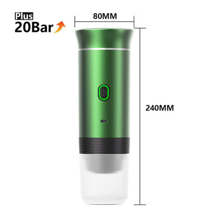 3-In-1 Wireless Portable Espresso Machine for Car, Home & Camping
