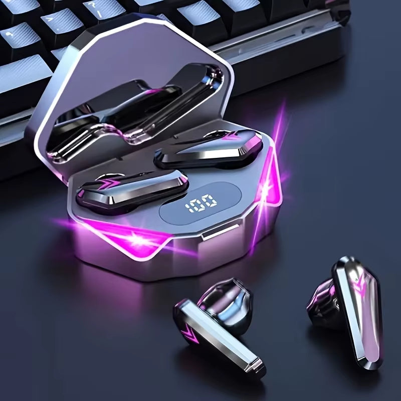 X15 TWS Wireless Bluetooth Gamer Earbuds with LED Display and Mic