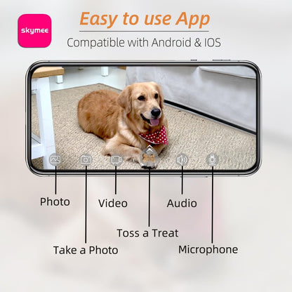 Smart Treat Camera Dispenser – Watch, Talk & Treat Your Pet Remotely