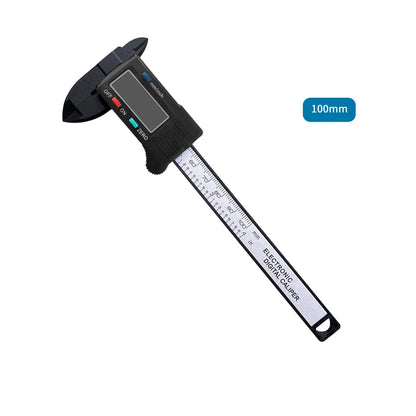 150Mm Electronic Digital Caliper Carbon Fiber - Vernier Gauge Measuring Tool