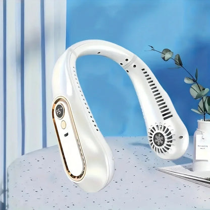Bladeless Neck Fan – Hands-Free Wearable Cooling