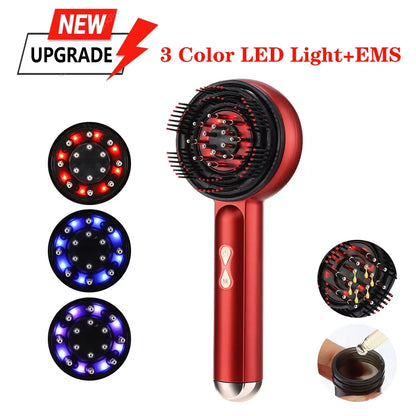 Premium Electric Scalp Vibration Massager with Infrared Therapy
