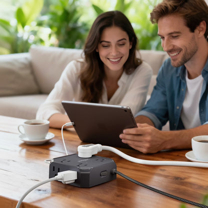 Smart Home Power Strip – Surge Protector with USB-C Fast Charging Ports
