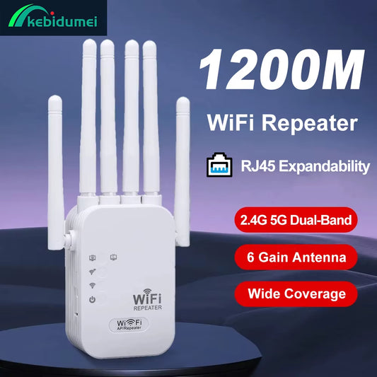1200Mbps Wireless Wifi Repeater Extender Signal Booster