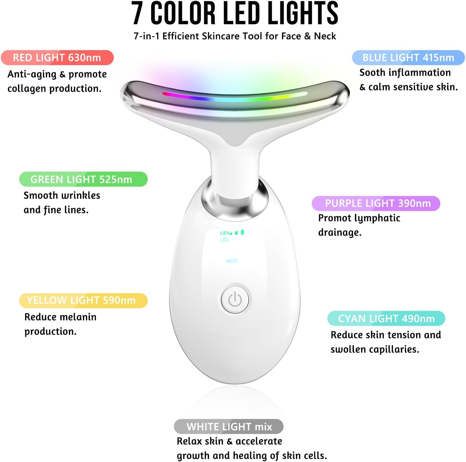 Red Light Therapy Wand – Anti-Aging Skincare Device