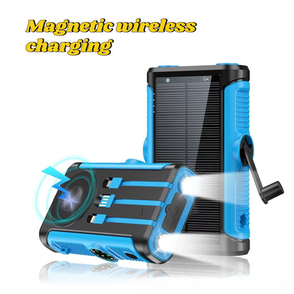 50000Mah Solar Power Bank with Magnetic Wireless Charging