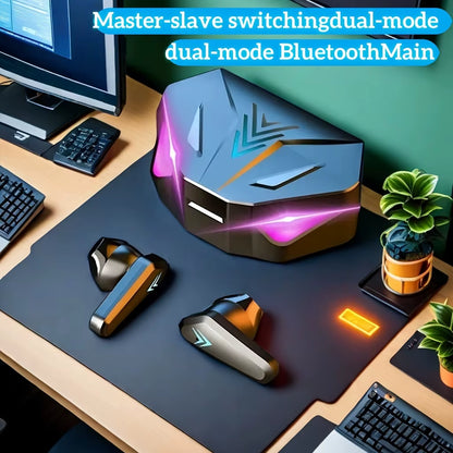 X15 TWS Wireless Bluetooth Gamer Earbuds with LED Display and Mic