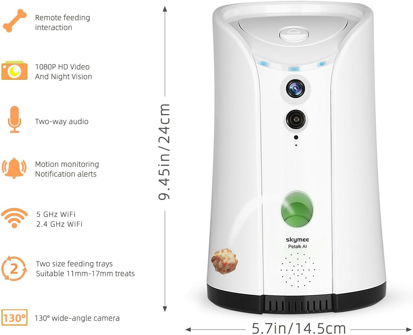 Smart Treat Camera Dispenser – Watch, Talk & Treat Your Pet Remotely