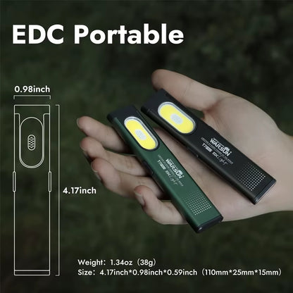 T7 LED Torch Portable Mini Flashlight - Rechargeable, Magnetic Base