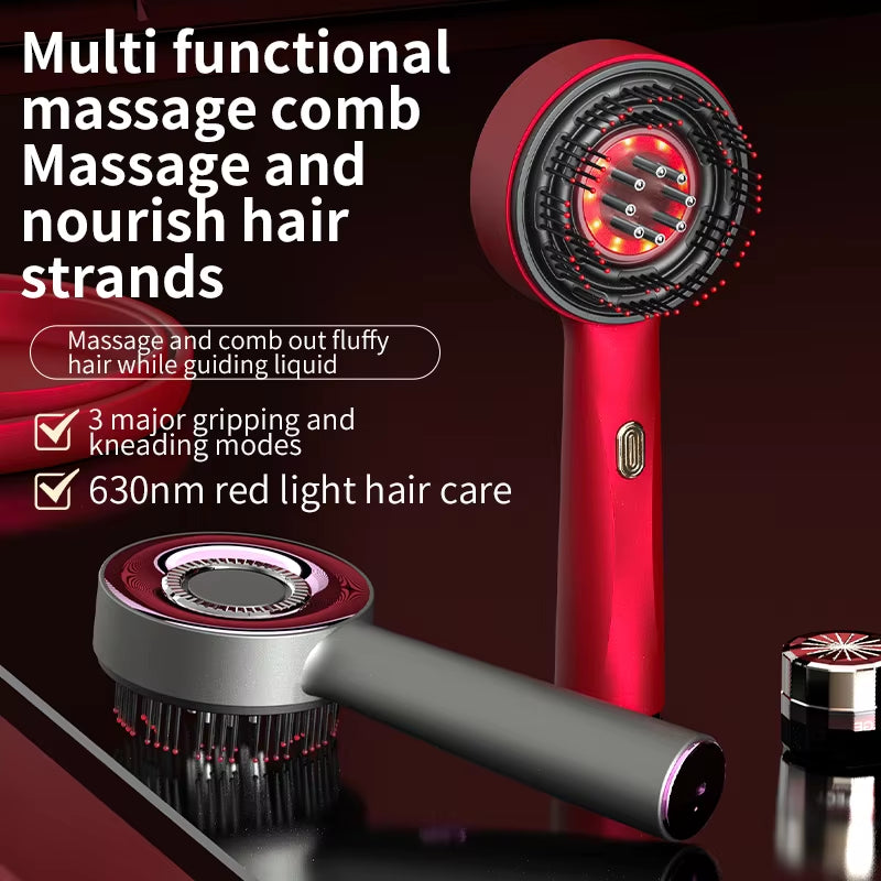 Premium Electric Scalp Vibration Massager with Infrared Therapy