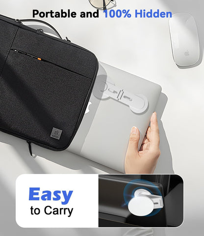 Metal Expansion Phone Stand for Laptop and Tesla Vehicles – Magnetic Folding Phone Holder